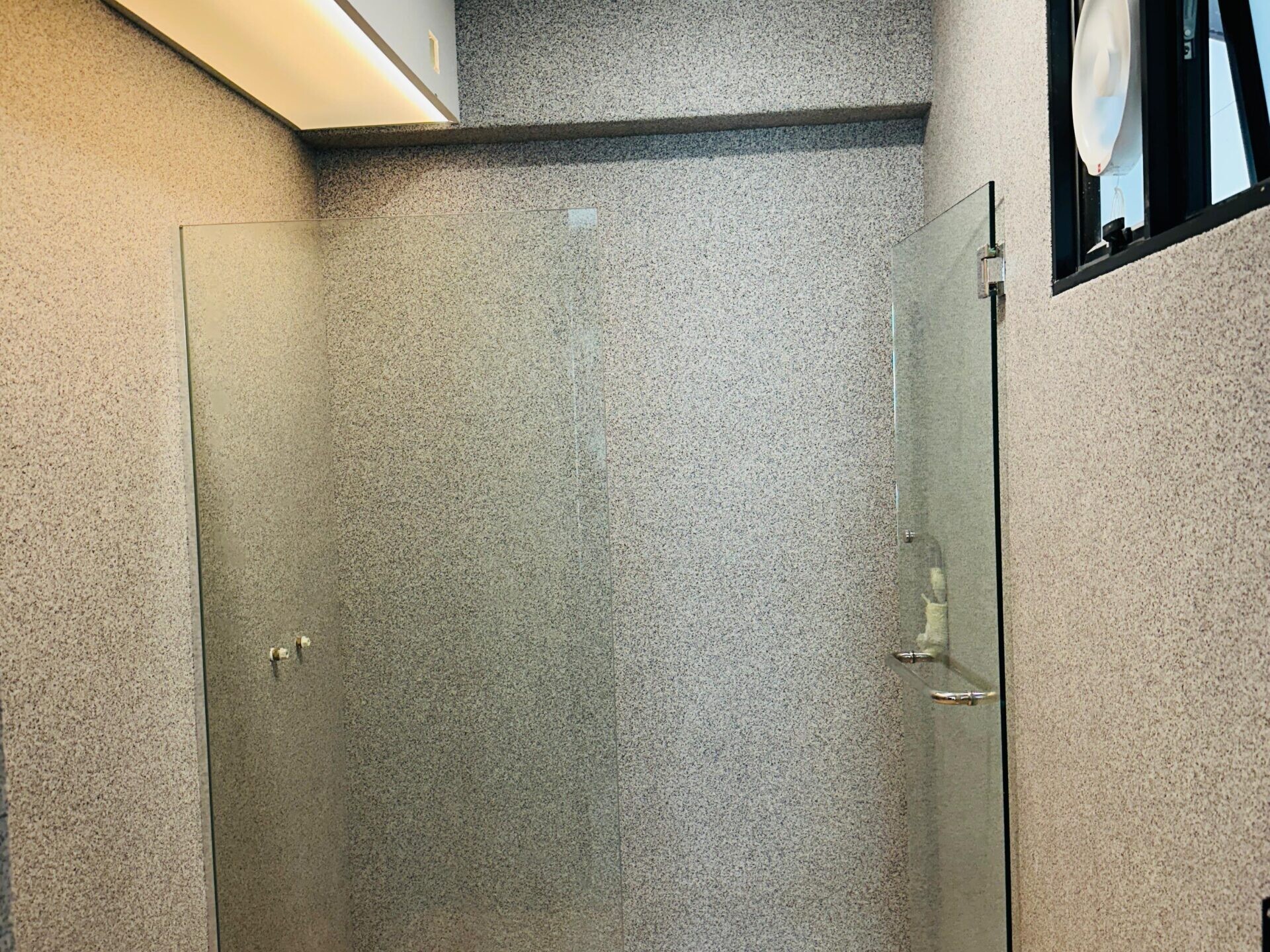 Epoxy Pebble Wall for toilets