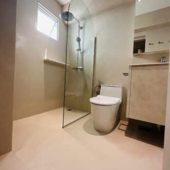 Epoxy Microcement Look for bathroom