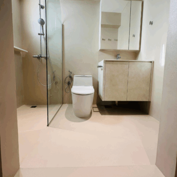 Epoxy Microcement Look for bathroom
