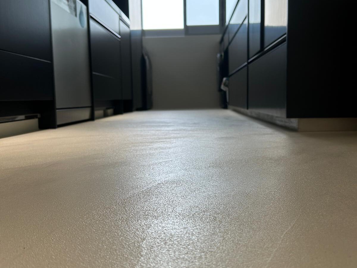 Epoxy Microcement Look for bathroom