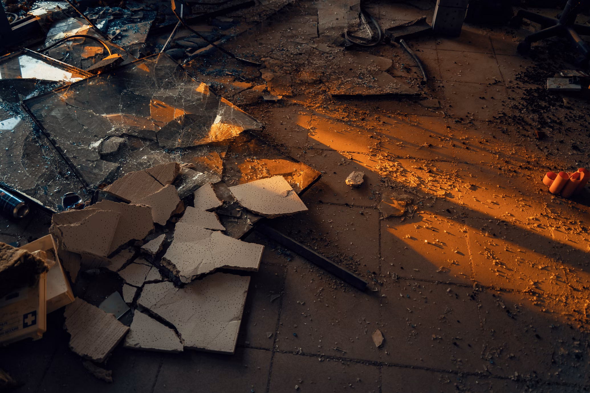damaged floor