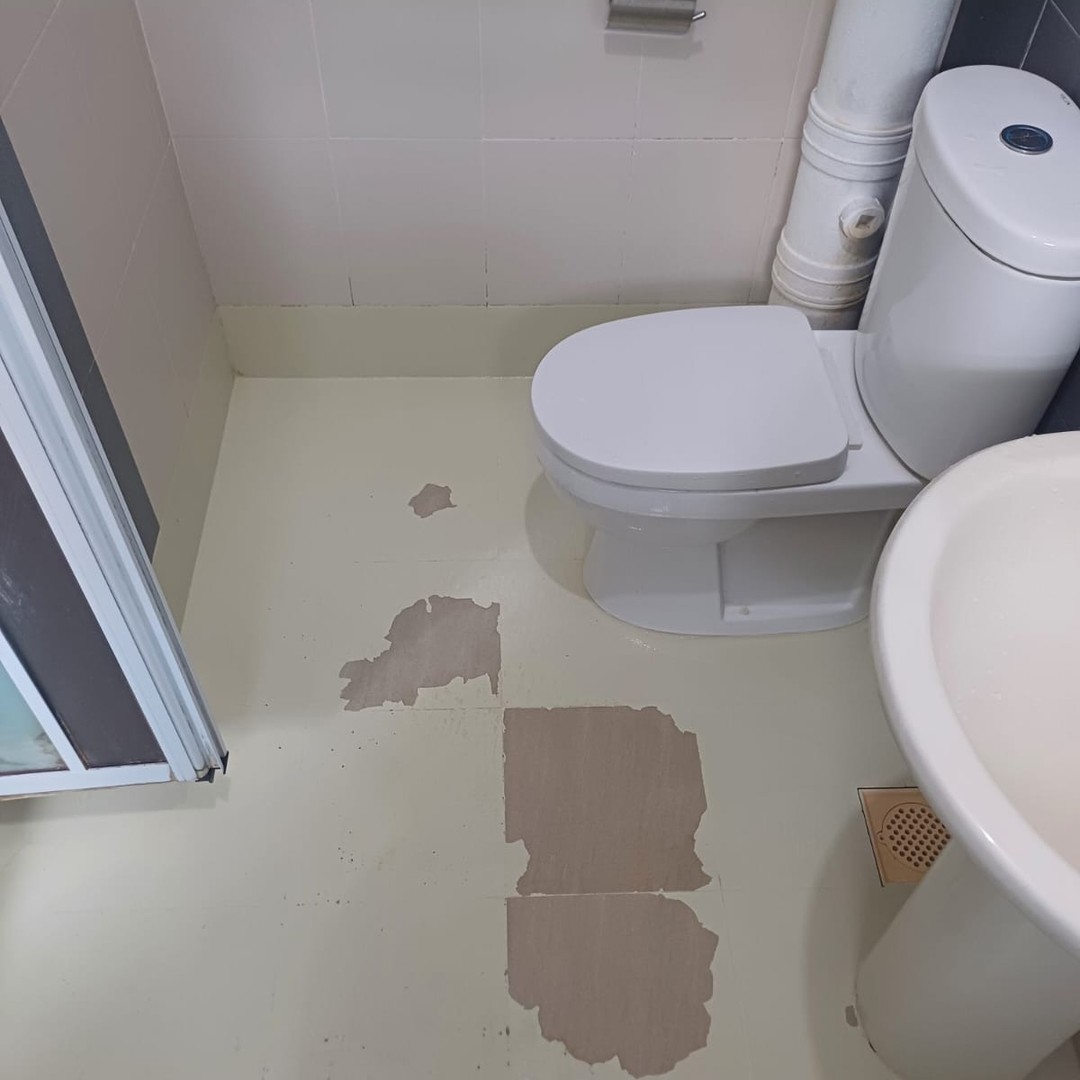 remove epoxy paint before overlay